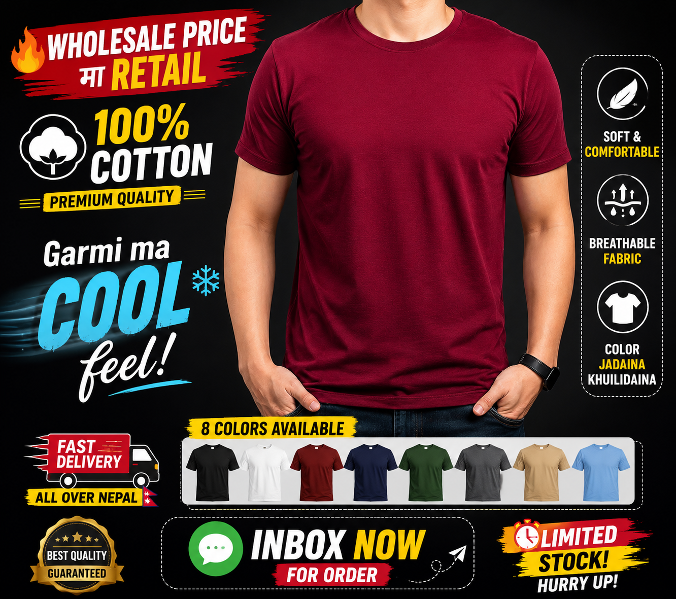 Round Neck Tshirt