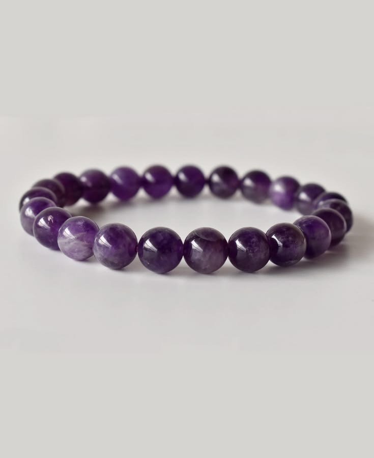 Amethyst Beads Bracelet